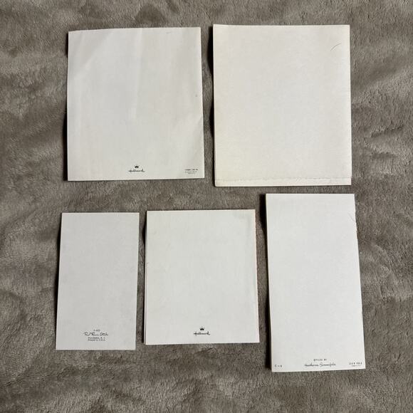 Vintage Lot Of Five Christmas Cards - Picture 2 of 4